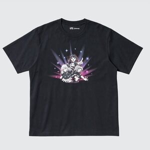 UT Uniqlo OSHI NO KO Black Graphic T-Shirt (B - Komachi)